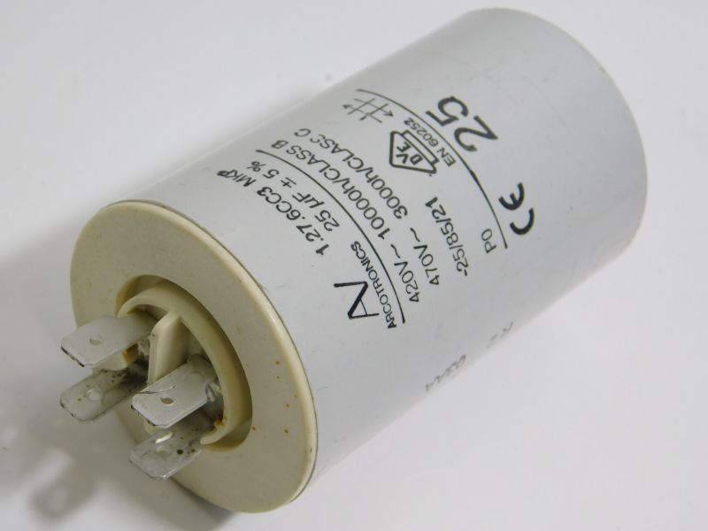 ARCOTRONICS 1.27.6CC3 MKP 2.5uf 420V-470V Capacitor (12 Pieces)