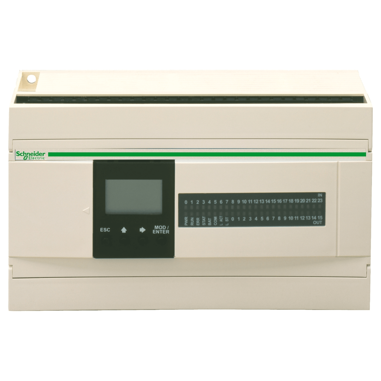 Schneider Electric TWDLCAE40DRF Twido Compact PLC Base — 100–240 VAC Supply, 24 Digital Inputs (24 VDC), 16 Relay Outputs - Compact Controller