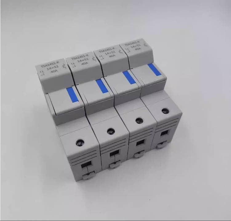 SINOFUSE TSA1451-K 40A 500V 690V 800V 14X51 Fuses Holder (4 Pieces)