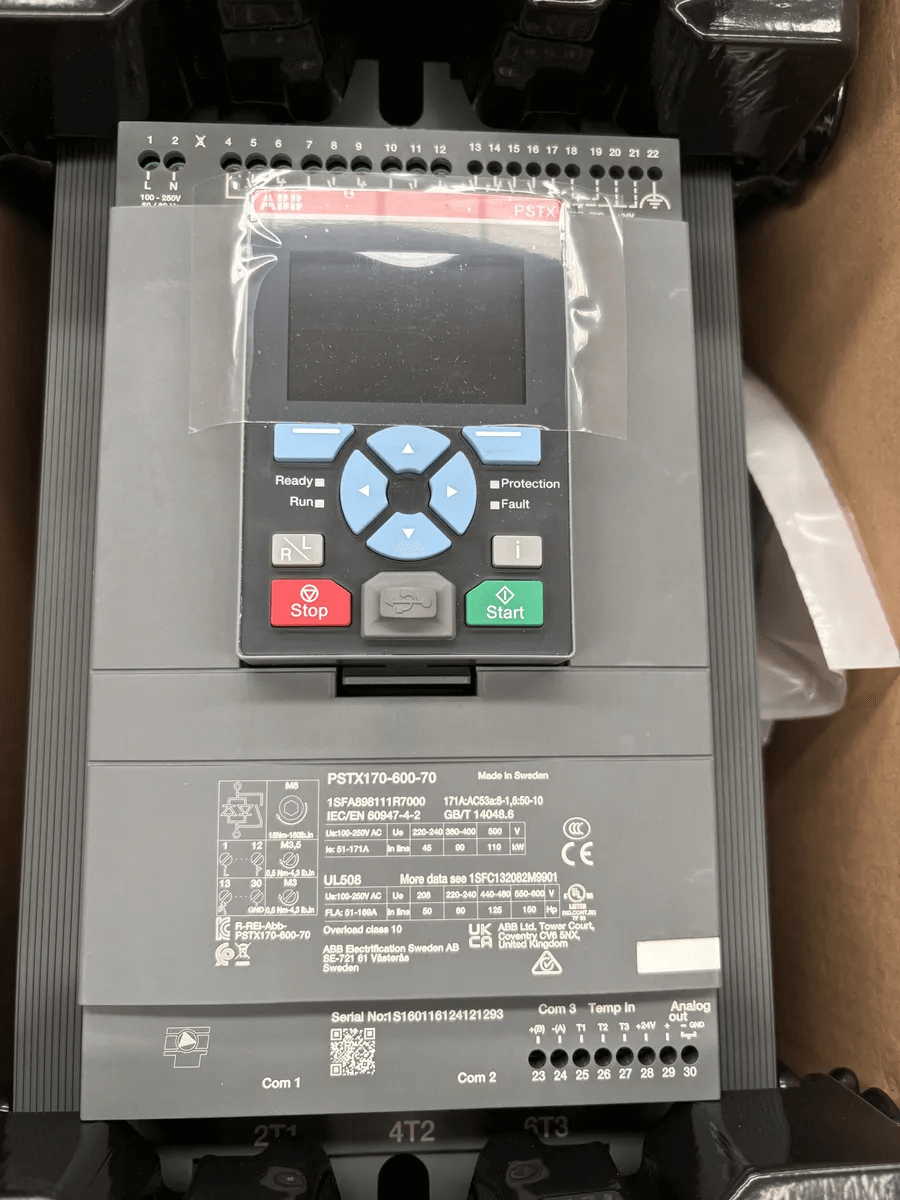 ABB PSTX170-600-70 Softstarter, 170 A, 400V 90kW