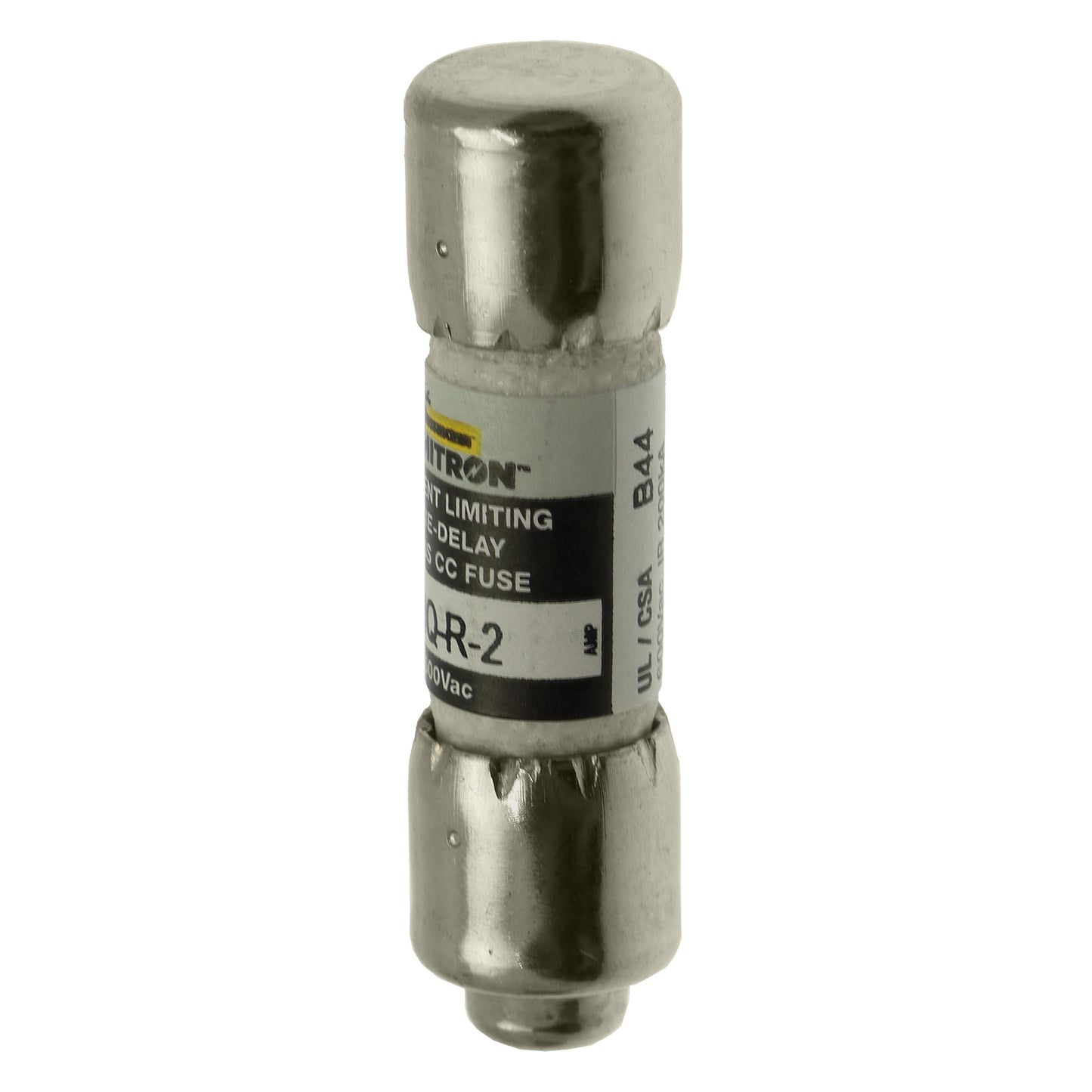 Eaton Bussmann FNQ-R-2 Class CC Time-Delay Dual-Element Fuse, 2 A 600 VAC 200 kA – Pack of 10