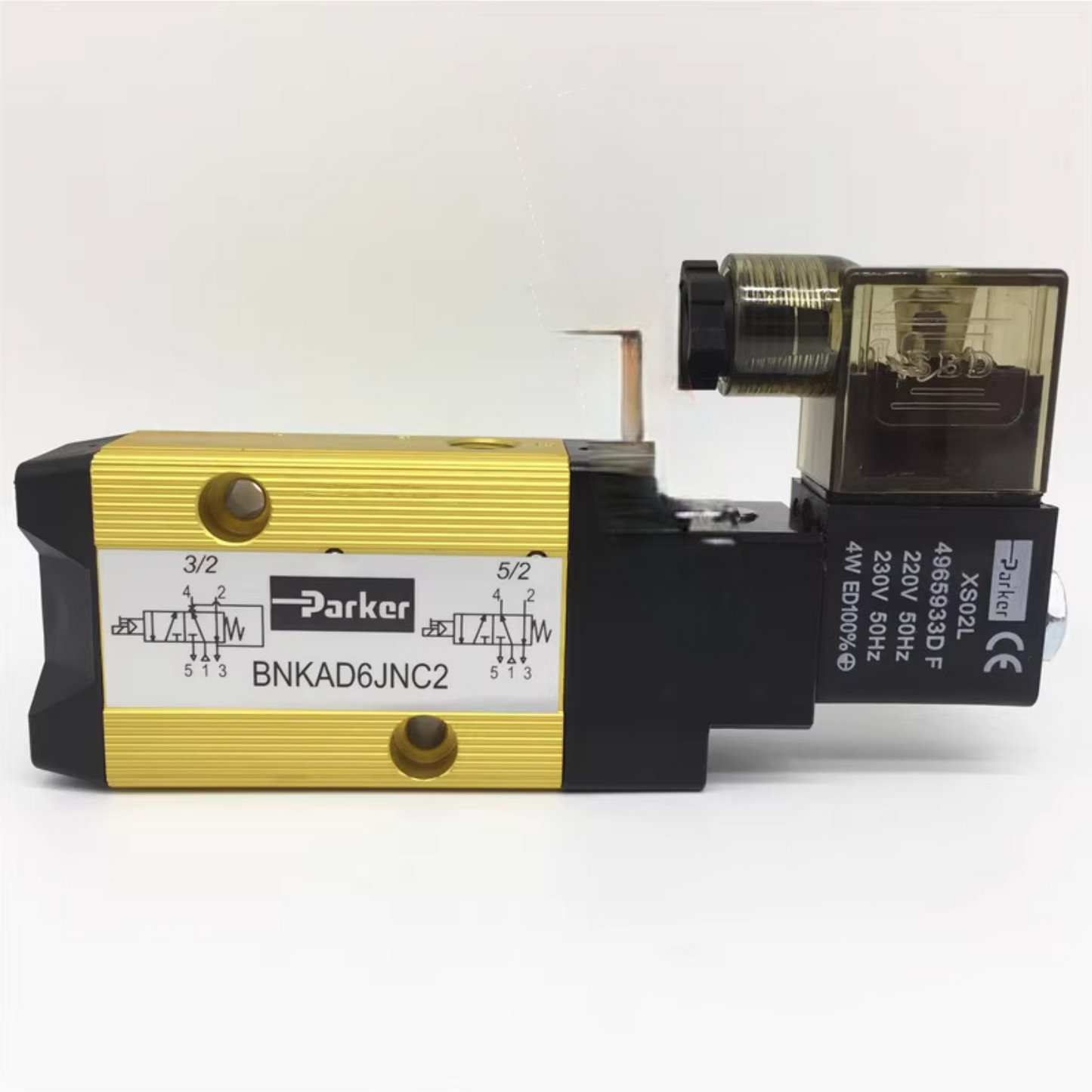 Parker BNKAD6JNC2-496593C2 NAMUR Direktmontage-Magnetventil, 3/2- und 5/2-Wege, 1/4" BSP, 24 V DC