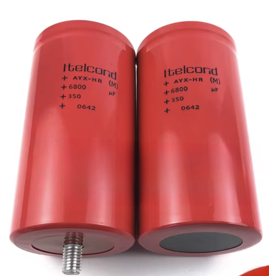 Itelcond AYUX-HR Aluminum Electrolytic Capacitor, 6800µF 400V DC - Pack of 6