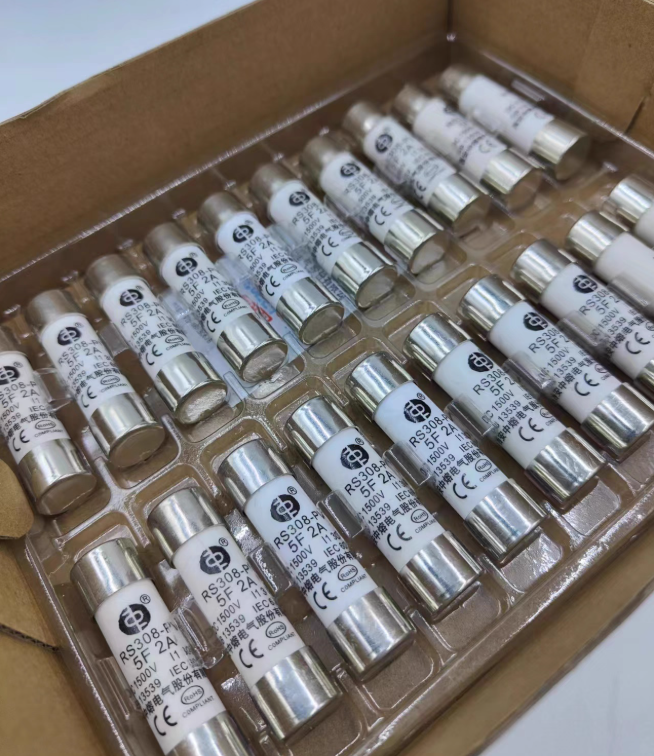 SINOFUSE RS308-PV-5F Cylindrical Fuse, 15 A 1500 VDC, Photovoltaic (PV) Rated, 10x38mm – Pack of 50