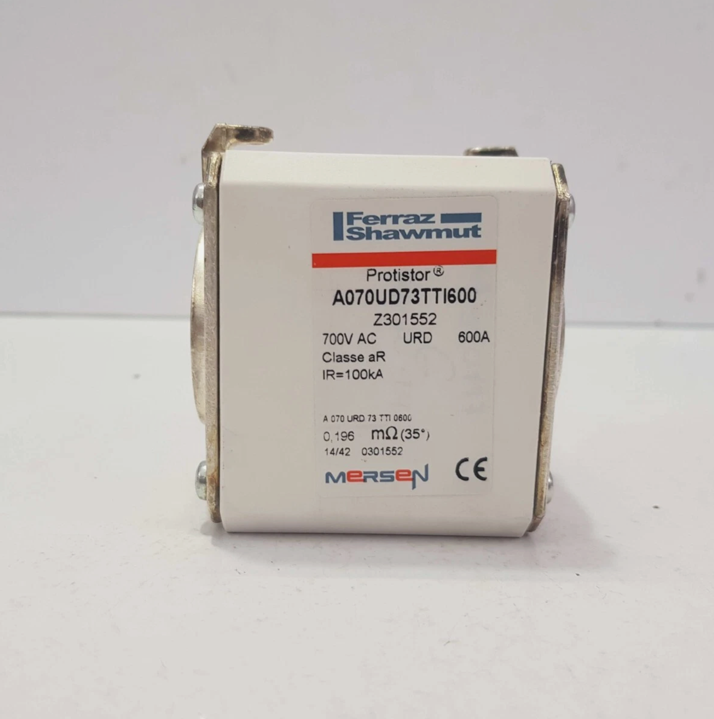 Mersen Ferraz Shawmut Protistor A070UD73TTI600 Fuse, 600A 700V AC, aR Class, 100kA IR - Pack of 3