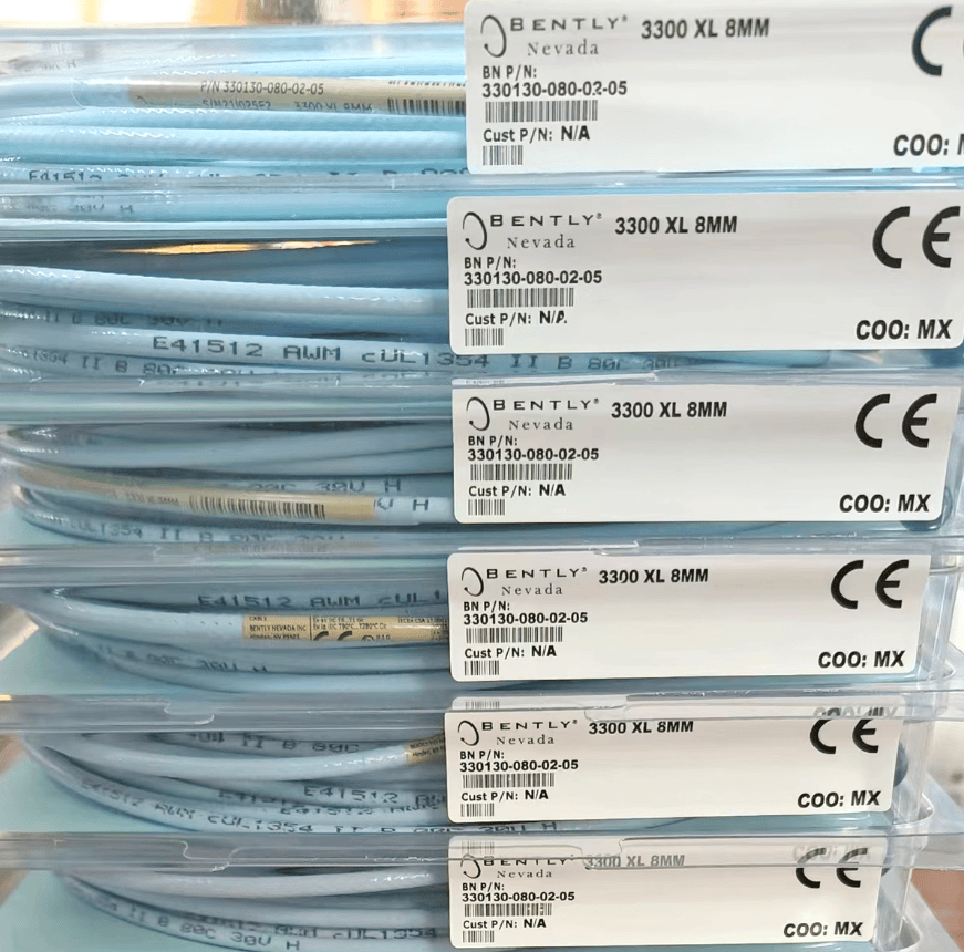 Bently Nevada Bently Nevada 330130-080-02-05 Extension Cable, 8.0 m Length, 2-Pin, 20.0 to 100.0 ft Proximitor Sensor