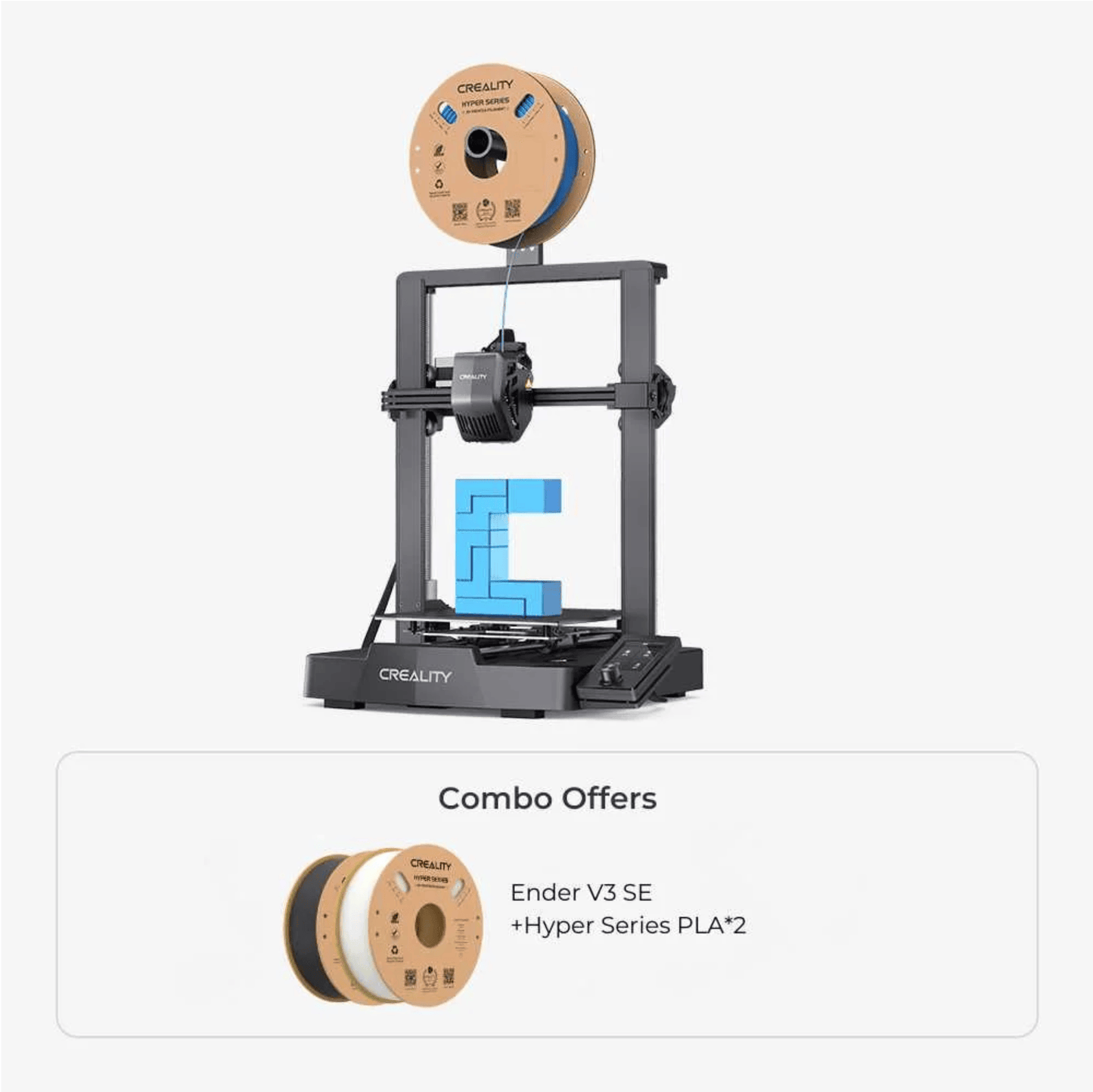 CREALITY 3D Printer Ender V3 SE+ Hyper Series PLA*2 Ender-3 V3 SE 3D Printer - CREALITY