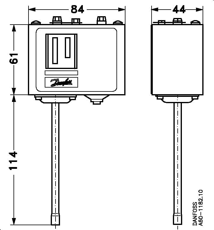 DANFOSS DANFOSS 060-118066 Pressure switch, KP5