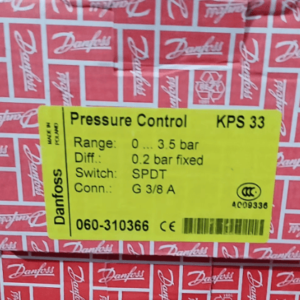 DANFOSS Danfoss KpS33 060-310366 Pressure switch