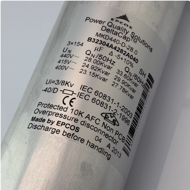 EPCOS EPCOS B32304A4282A040 440VAC 3X154uF Capacitor