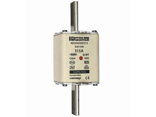 Ferraz Shawmut NH2GG50V315 5pcs Ferraz Shawmut NH2GG50V315 E201346 Fuses