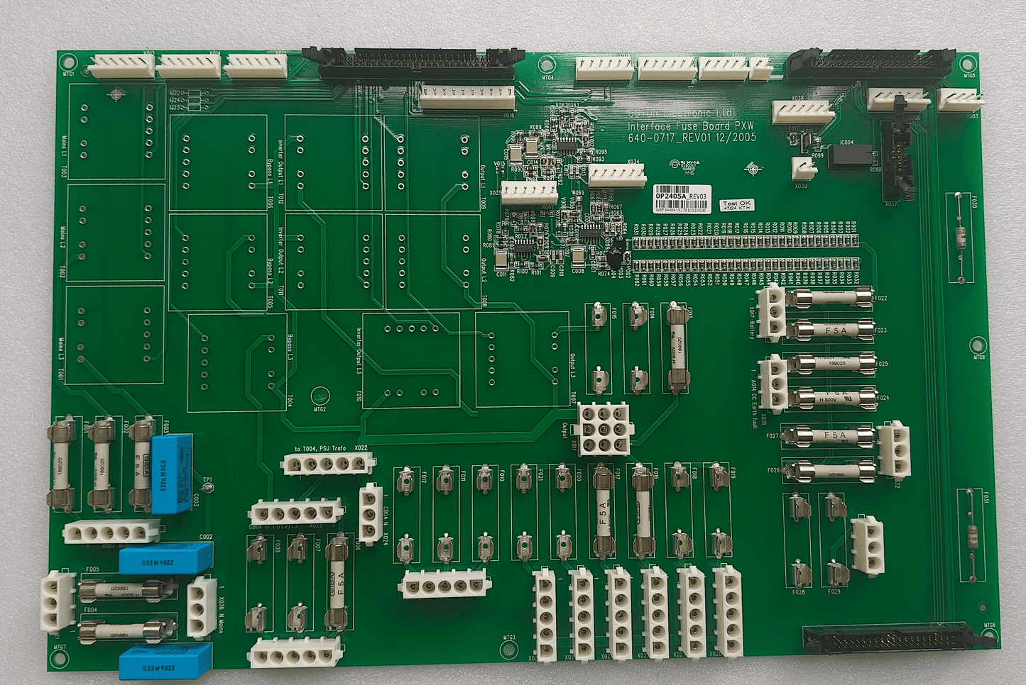 Gutor Gutor Electronic 0P2405A Rev 03 DC-UPS Control Board / PCB, Industrial Grade - Original Spare Part