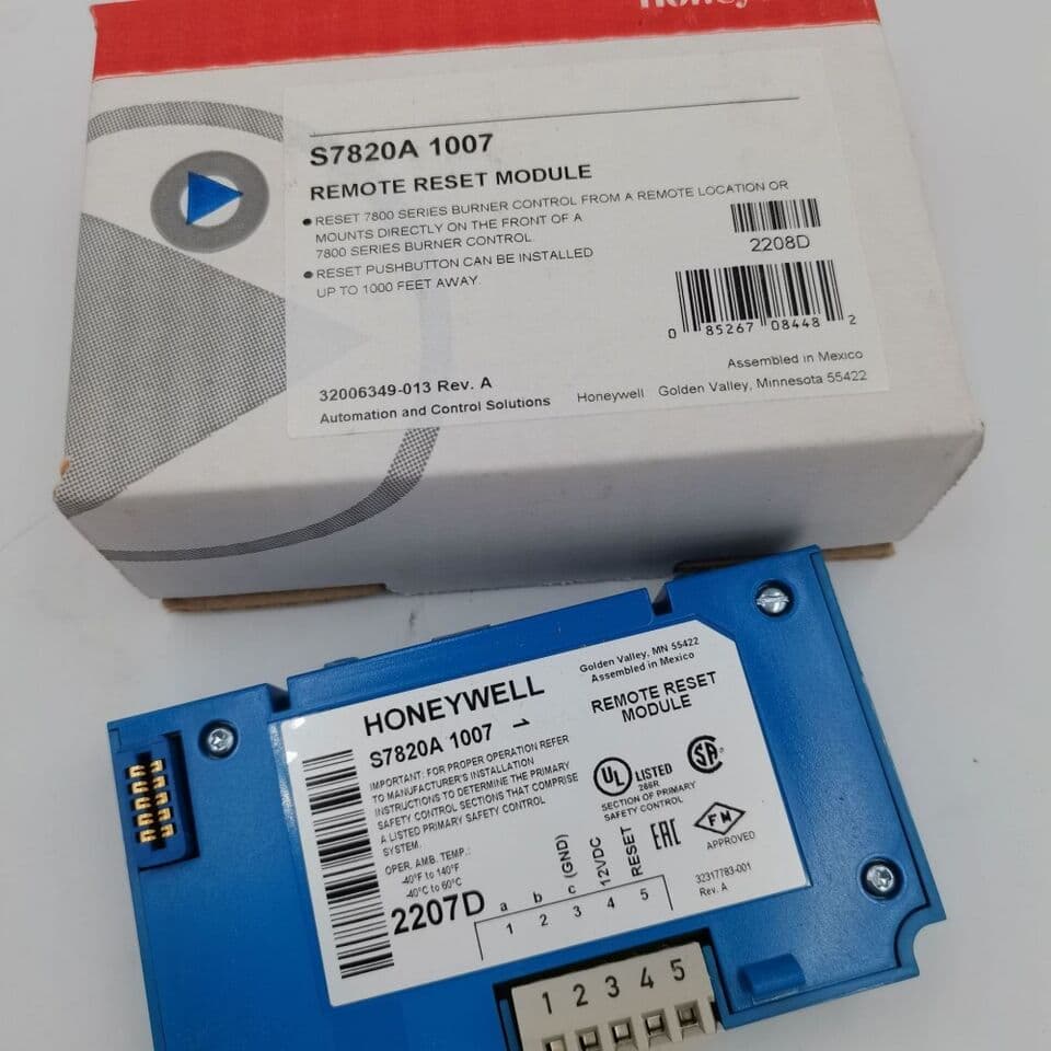 Honeywell Honeywell ST7800A1047 Purging card