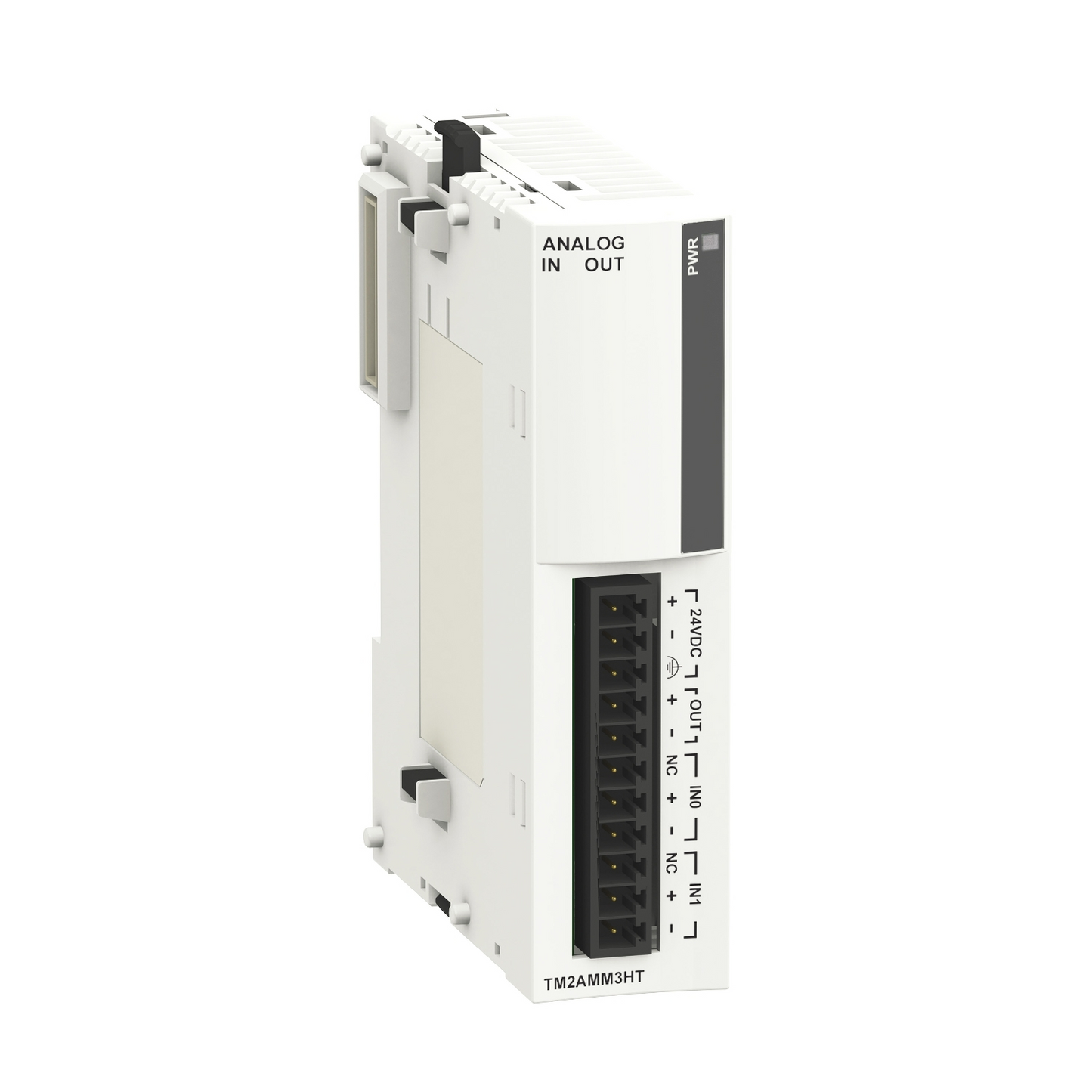 Schneider Electric TM2AMM3HT Analog I/O Module, 2x Multi-Function Inputs (0-10V, 4-20mA) & 1x Multi-Function Output (0-10V, 4-20mA), 12-bit, for Modicon M238 & Twido, 24VDC, Screw Terminal
