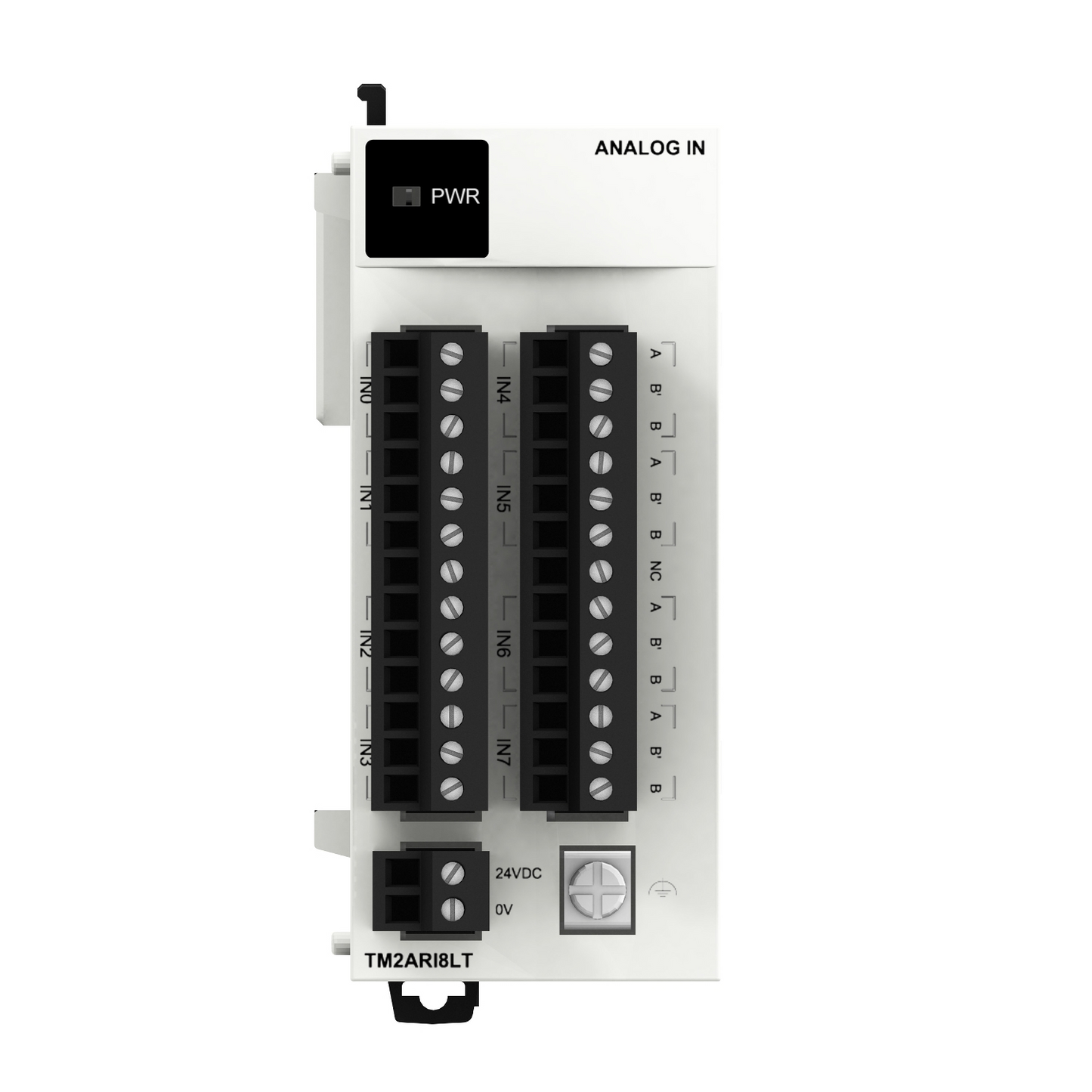 Schneider Electric TM2ARI8LT Analog Input Module, 8x RTD (Pt100/Pt1000) Temperature Inputs, 12-bit, 24VDC, for Modicon M238 & Twido
