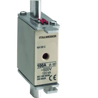 ITALWEBER ITALWEBER Fuses 1600525 NH00C KTF gG 25A 690V (9 Pieces)