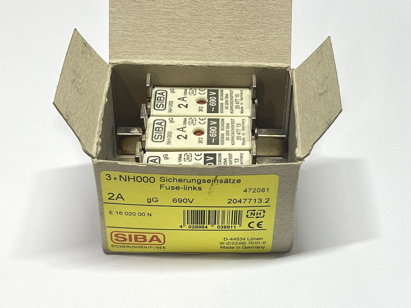 Siba NH000 52A 2047713 Fuses