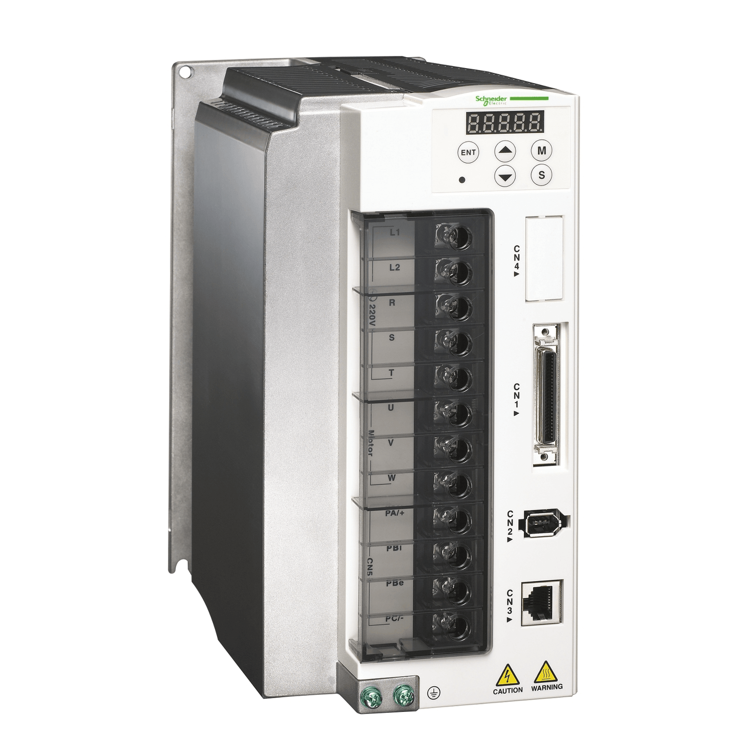 Schneider Motion servo drive Schneider Electric LXM23DU20M3X Lexium 23 Motion Servo Drive — Three-Phase 170–255 VAC Supply, 2.0 kW Output, Integrated I/O — Compact Servo Drive