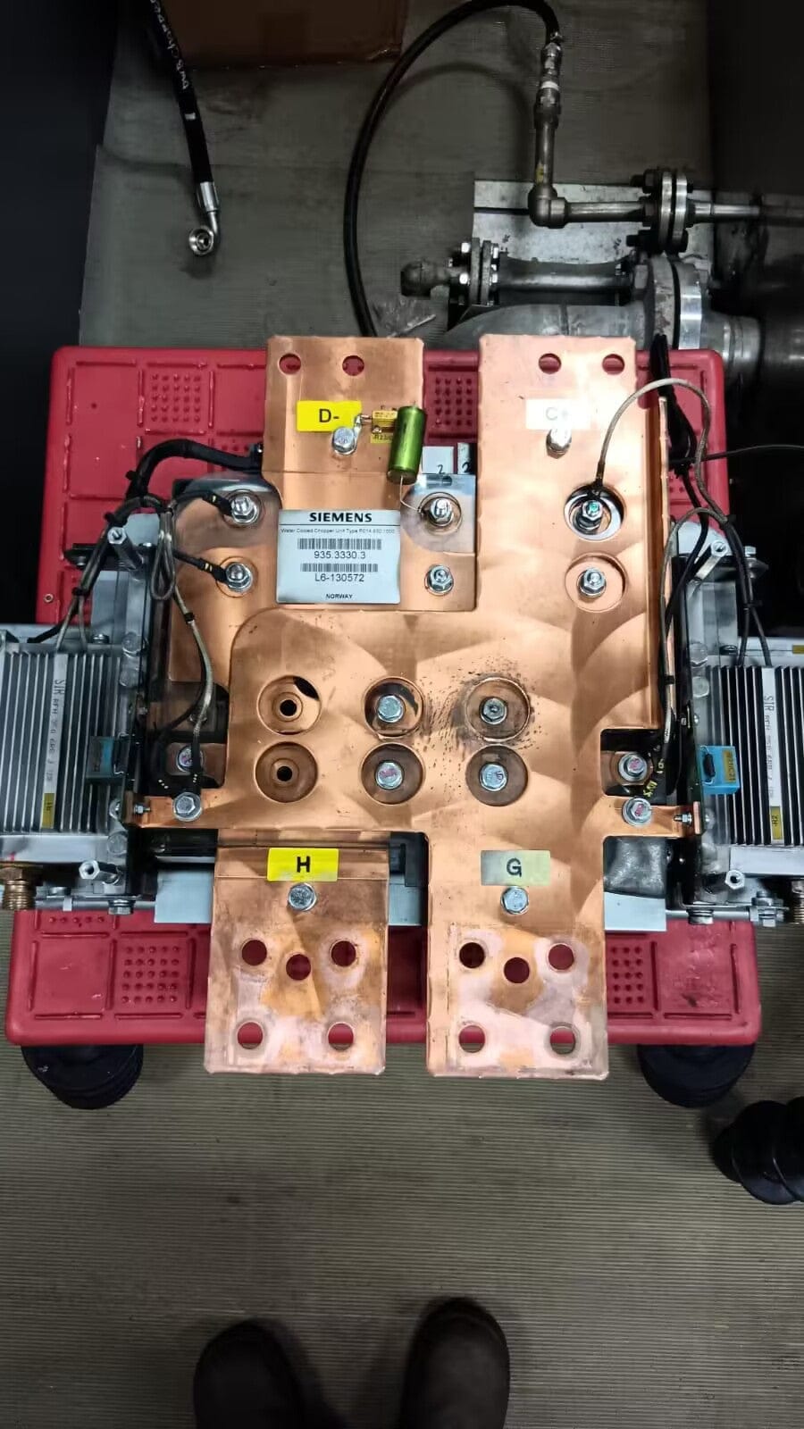 Siemens Siemens Water Cooled chopper Unit Type R014.930.1500 / 935.3330.3