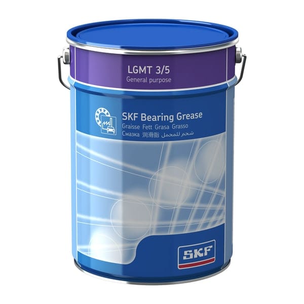 SKF SKF LGMT 3/5 Industrial Universal Grease, NLGI 3, Lithium Mineral Oil - 5 kg Can