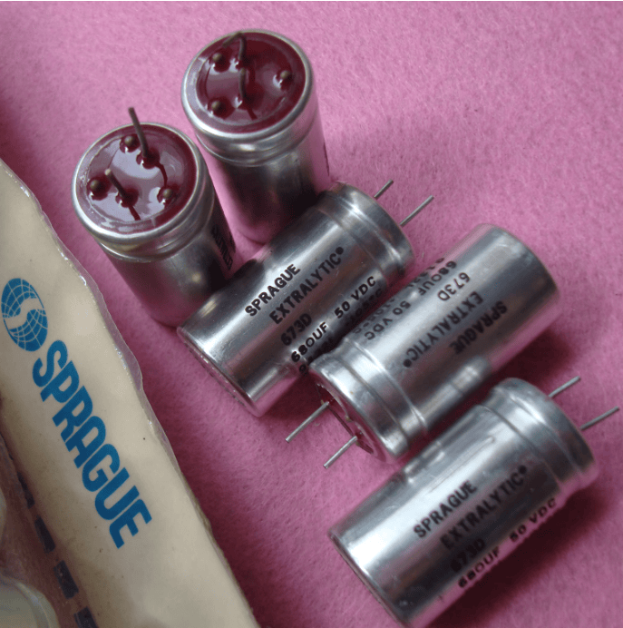 SPRAGUE SPRAGUE EXTRALYTIC 50V 680UF Capacitor (12Pieces)