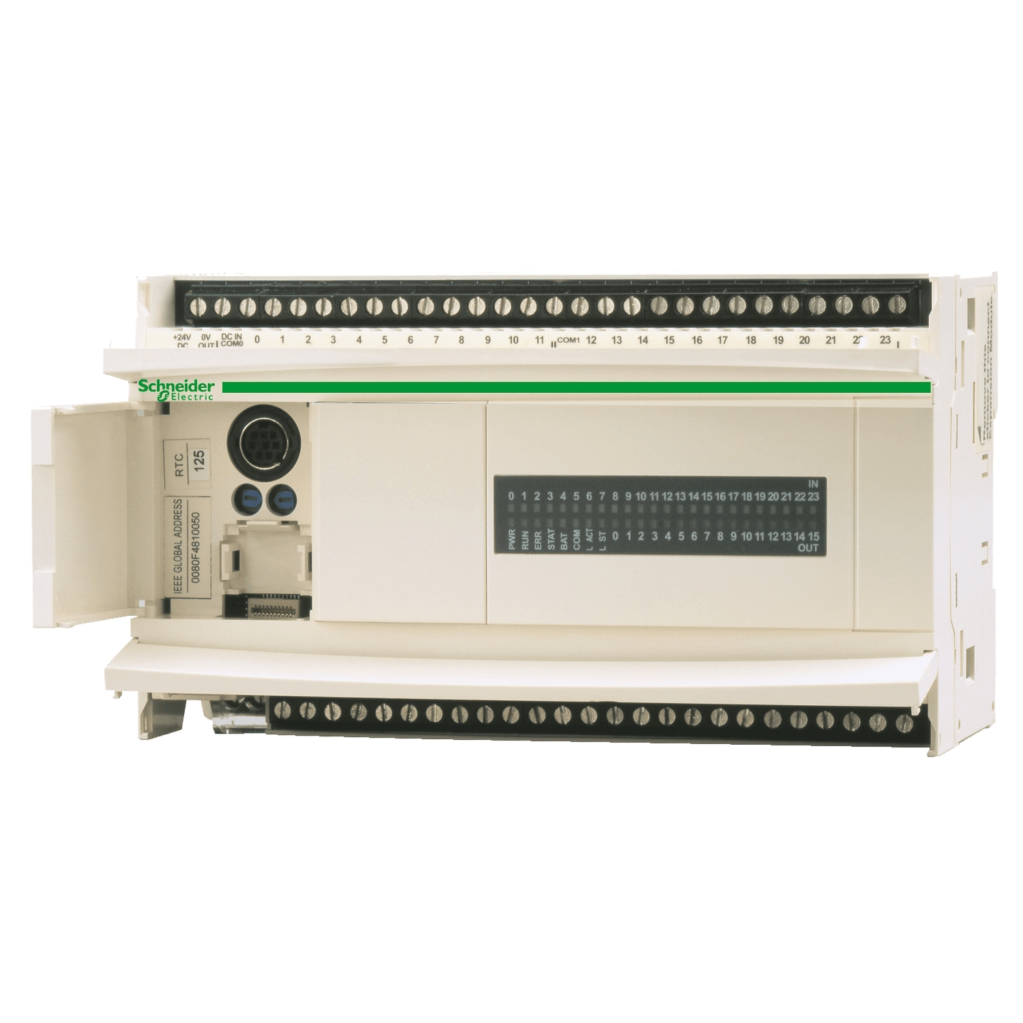 Schneider Electric TWDLCDA40DRF Twido Compact Base Controller — 24 VDC Supply, 24 Digital Inputs (24 VDC), 16 Relay Outputs - Compact PLC