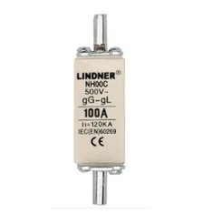 Fusibles LINDNER NH00C NH000 50A 500V 120KA 7999.0507 (6 piezas)