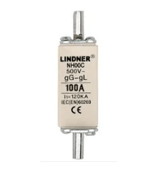 LINDNER NH00C NH000 80A 500V 120KA Fuses (6 Pieces)