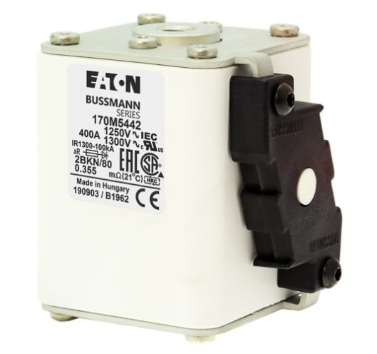 Fusible Bussmann 170M5442 de 400 A y 1250 V CA (3 unidades)
