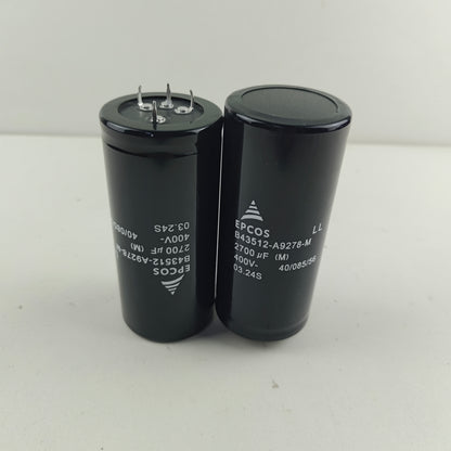 EPCOS B43512-A9278-M Aluminum Electrolytic Capacitor, 2800µF 400V, Screw Terminal,  - Pack of 12
