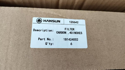 Hansun FIL-10 / 1B1424002 FILTER CARBON (6 Pieces)