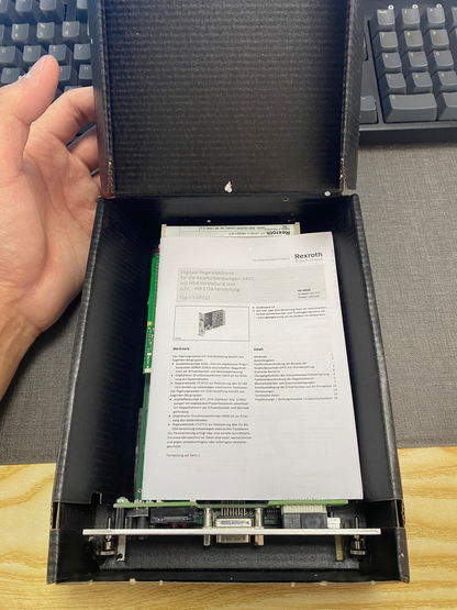 Rexroth R901044346 VT-VPCD-1-18/V0/1-0-1 Amplifier, 1-Ch. Proportional Valve Power Unit, Card Type – Pack of 1