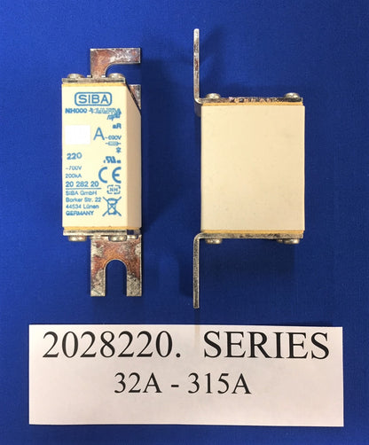 Siba NH000 32A 690V/700V 200KA 2028221 Fuses