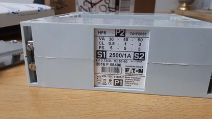 Eaton 741F0038 HF6 Stromwandler, 2500/1 A, 30 VA Klasse 0,5, 0,72 kV