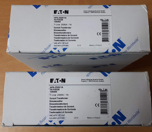 Eaton 741F0038 HF6 Stromwandler, 2500/1 A, 30 VA Klasse 0,5, 0,72 kV