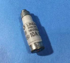 LINDNER NEOZED Type Fuse Link D01 10A 400V 1700.010 gG/gL Fuses (10 Pieces)