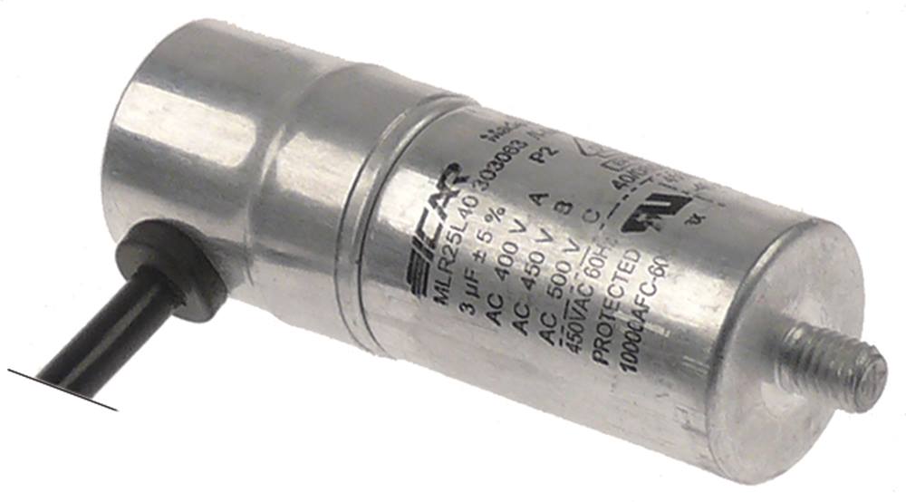 Condensador Icar MLR25L40303063/I-MK SH 3UF 400V 450V (4 piezas)
