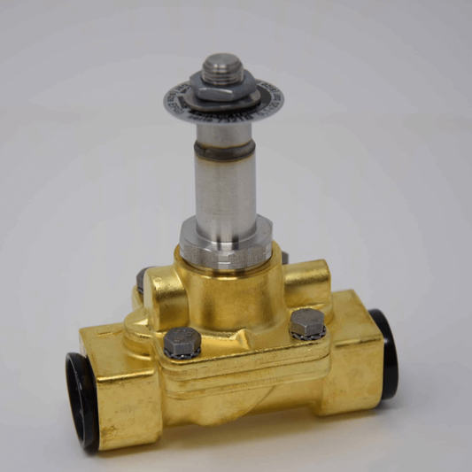 Parker 7321BAN00 7321B Series Solenoid Valve, Brass, Normally Closed, NBR Seal