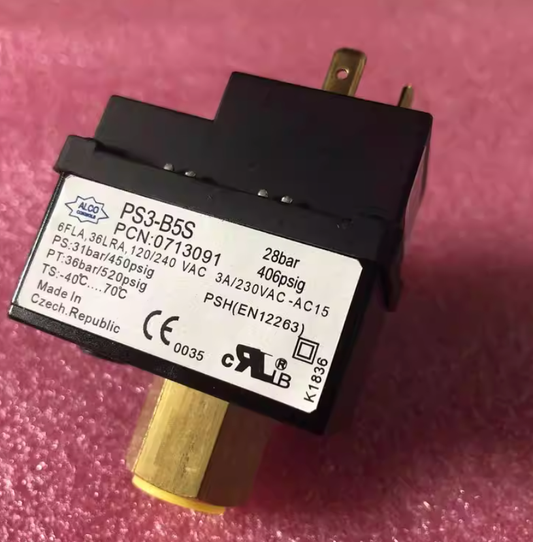 ALCO PS3-B5S High Pressure Switch - SPDT Configuration - Front View