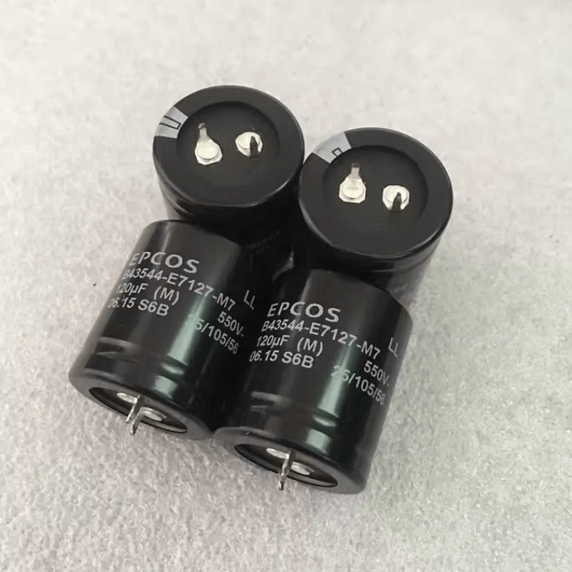 TDK B43544E7127M7 Aluminum Electrolytic Capacitor, Snap-In, 120μF, 550V DC