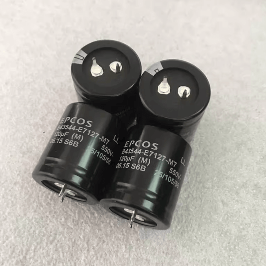 TDK B43544E7127M7 Aluminum Electrolytic Capacitor, Snap-In, 120μF, 550V DC