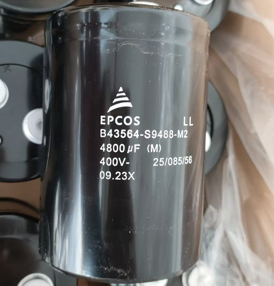 TDK EPCOS B43564-S9488-M2 B43564 Series Screw Terminal Capacitor, 4800µF, 400VDC