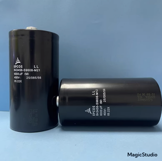 EPCOS B43701-S9338-M1 B43701 Ultra Compact Aluminum Electrolytic Capacitor, 400V 3300µF, Screw Terminal