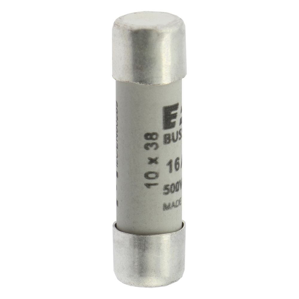 Eaton C10G16 Cylindrical Fuse, 16 A 500 Vac, Class gG/gL, 10×38 mm – Pack of 10