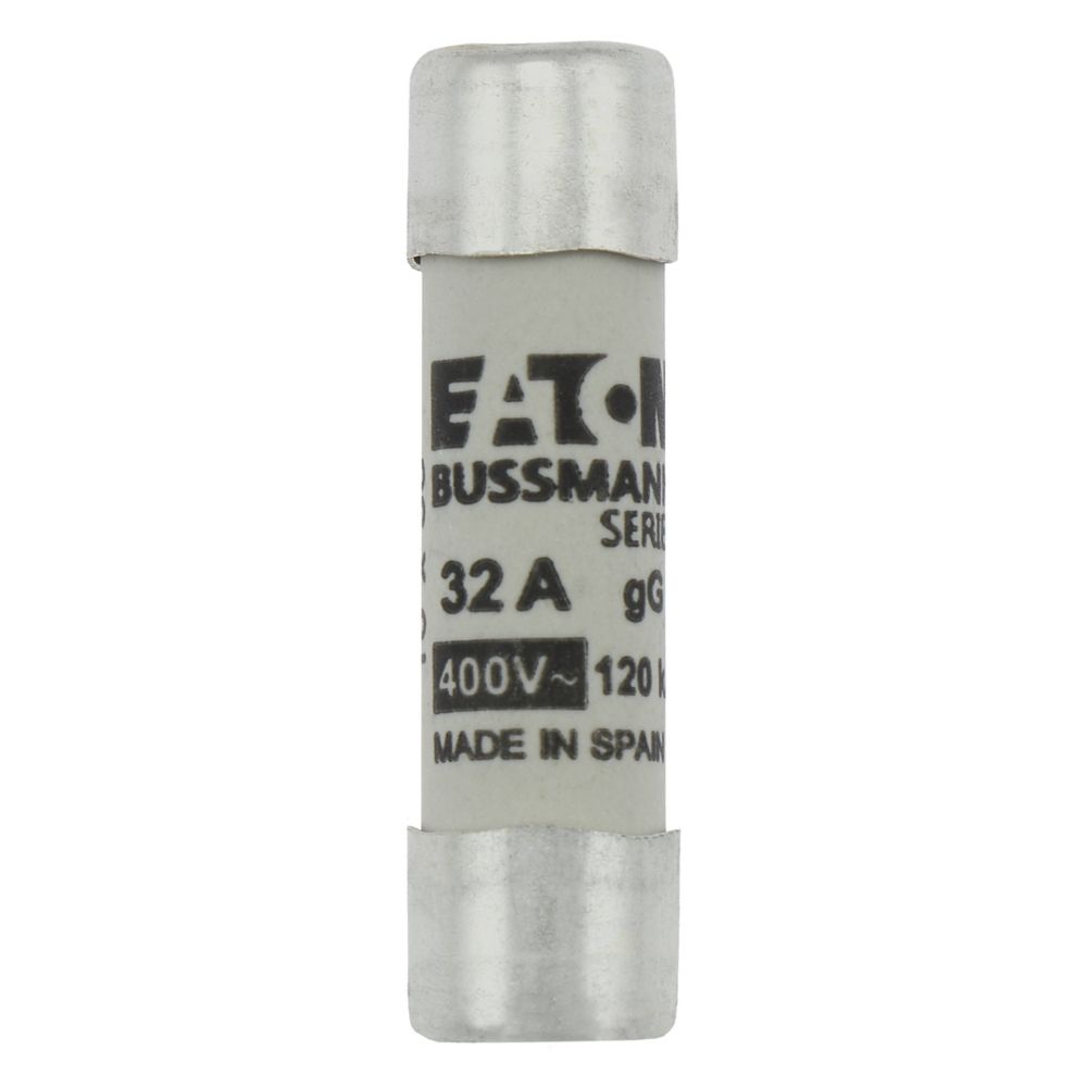 Eaton C10G32 Cylindrical Fuse, 32 A 400 Vac, Class C gG/gL, 10×38 mm – Pack of 10