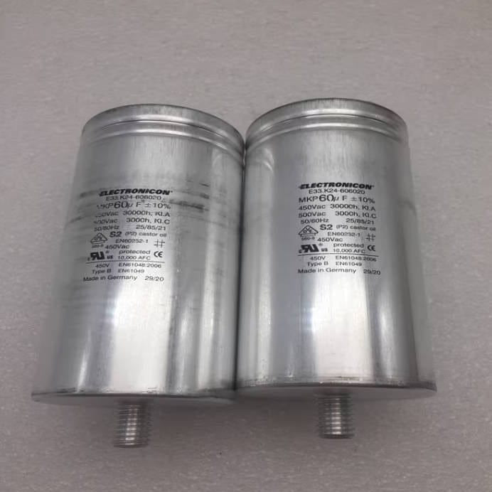 ELECTRONICON E62.D81-402E20 E62 Series Heavy Duty AC Capacitor, 4µF, 1 ...