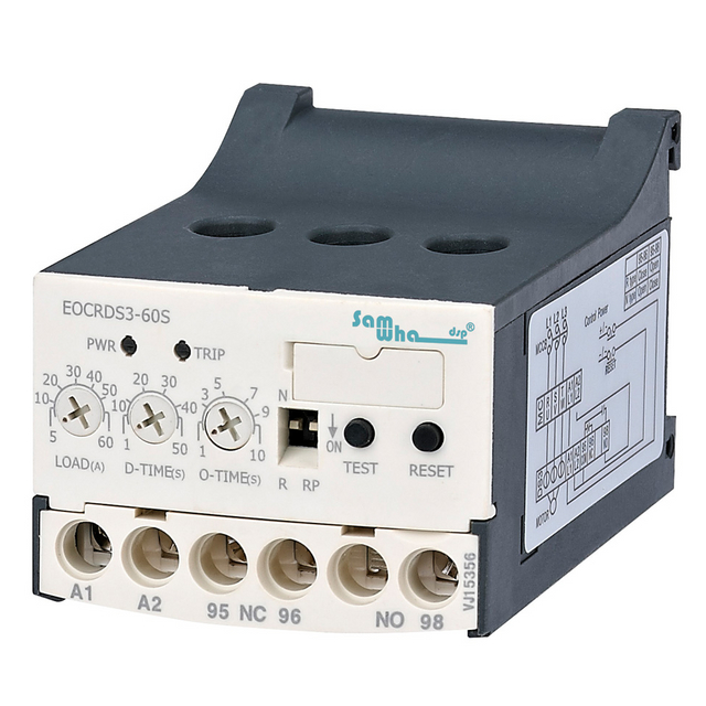 Schneider Electric EOCRSS-60S Electronic Overcurrent Relay - 5-60A Range with 4-20mA Output and LED Display