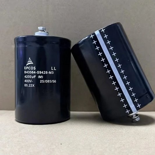 EPCOSB43564-S9428-M3B43564SeriesAluminumElectrolyticCapacitor_4200uF_400VDC_ScrewTerminal