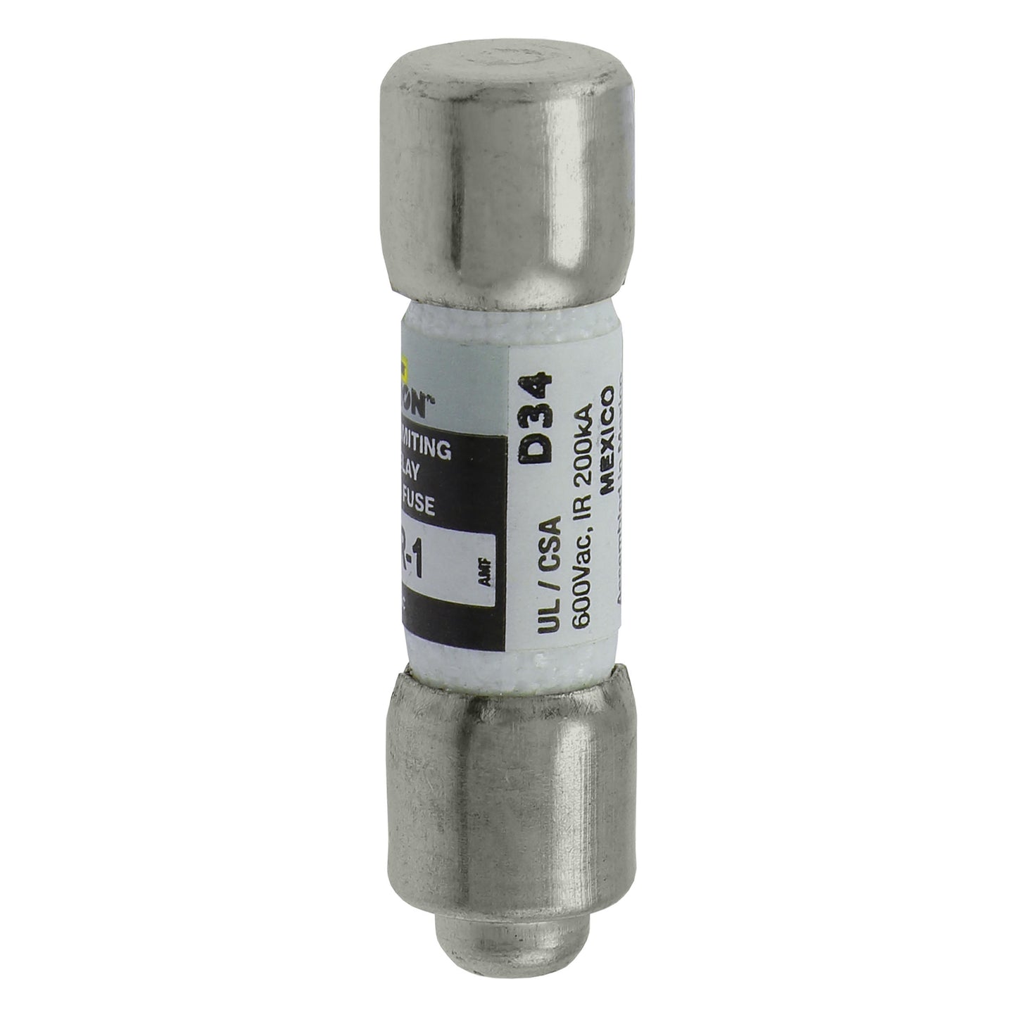 Bussmann FNQ-R-1/4 Fuse, 0.25A 500V Fast-Acting Ceramic Cartridge, 10×38 mm – Pack of 10