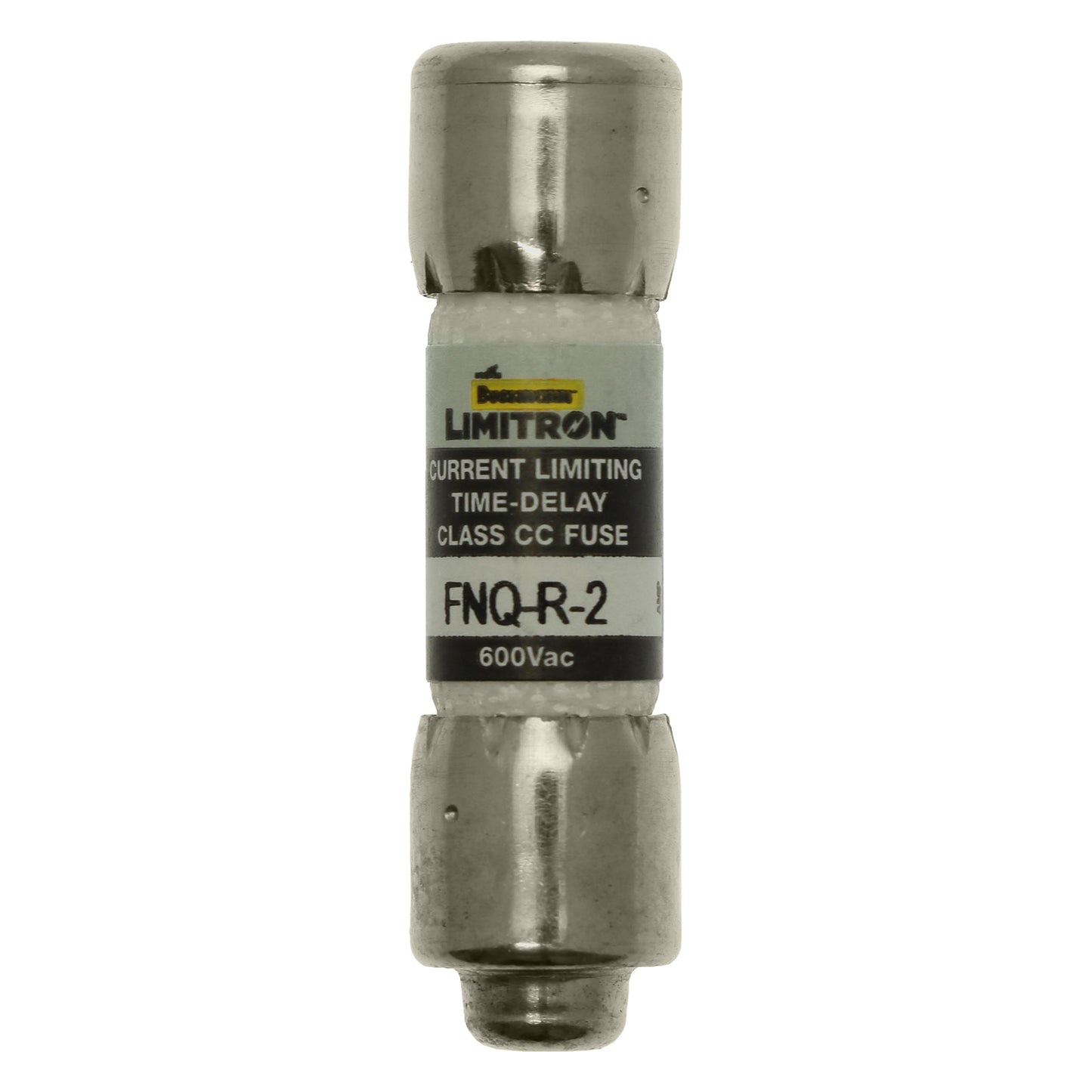 Eaton Bussmann FNQ-R-2 Class CC Time-Delay Dual-Element Fuse, 2 A 600 VAC 200 kA – Pack of 10
